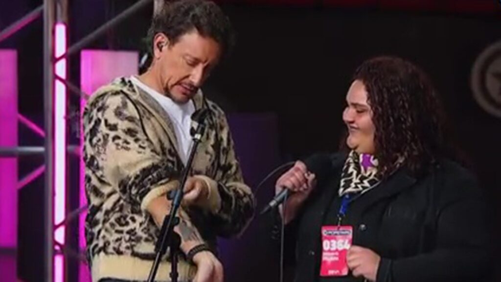 Nicolás Vázquez se quiebra en Popstars al ver la púa de una concursante