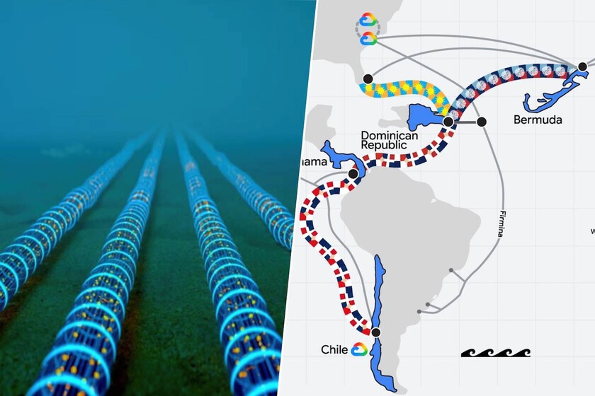Google ancla tres cables submarinos en Chile y apunta a República Dominicana como nuevo hub digital