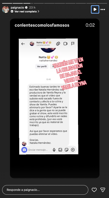 Yamila Reyna responde con dureza a Pamela Díaz y su equipo pide bajar el video