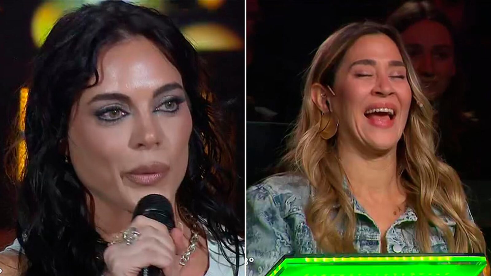 Emilia Attias rockea en "Es mi sueño" y se arma un ida y vuelta con Jimena Barón