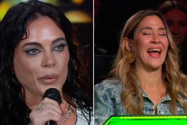 Emilia Attias rockea en "Es mi sueño" y se arma un ida y vuelta con Jimena Barón