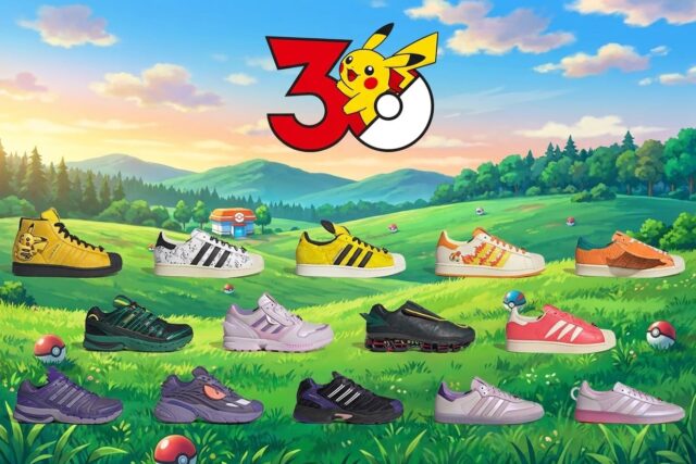 Pokémon y adidas lanzan más de 14 zapatillas para celebrar sus 30 años