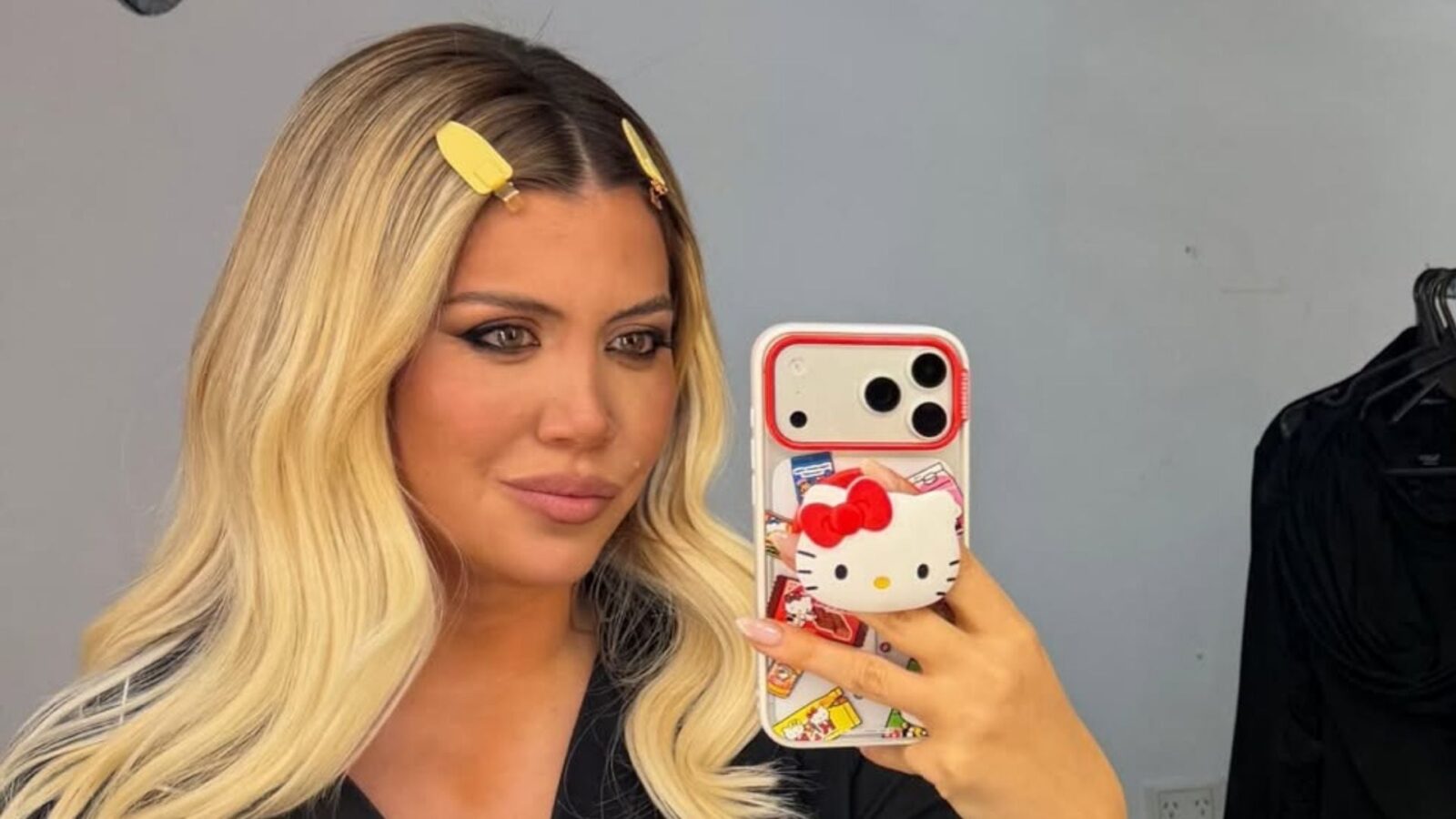 La selfie de Wanda Nara que reavivó el misterio con L-Gante