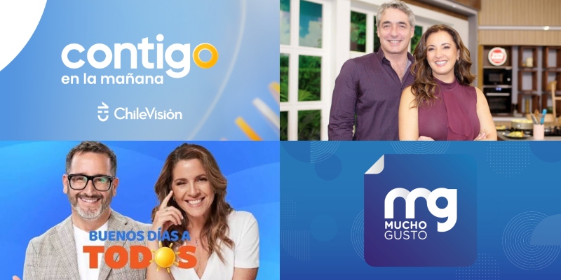 Chilevisión le arrebata el segundo lugar a Canal 13 en el rating matinal de este miércoles