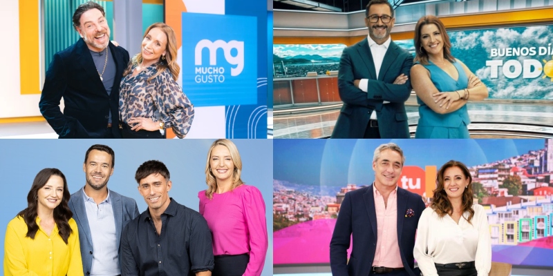 Mega arrasó el rating matinal del último lunes de agosto y CHV fue segundo