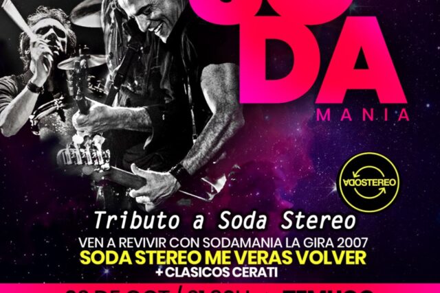 Sodamanía Tributo Internacional A Soda Stereo.
