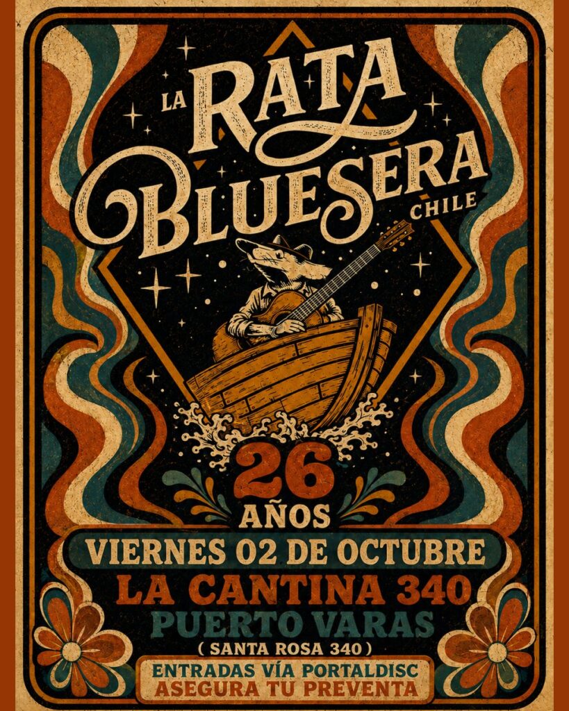 La Rata Bluesera en Puerto Varas Cantina 340