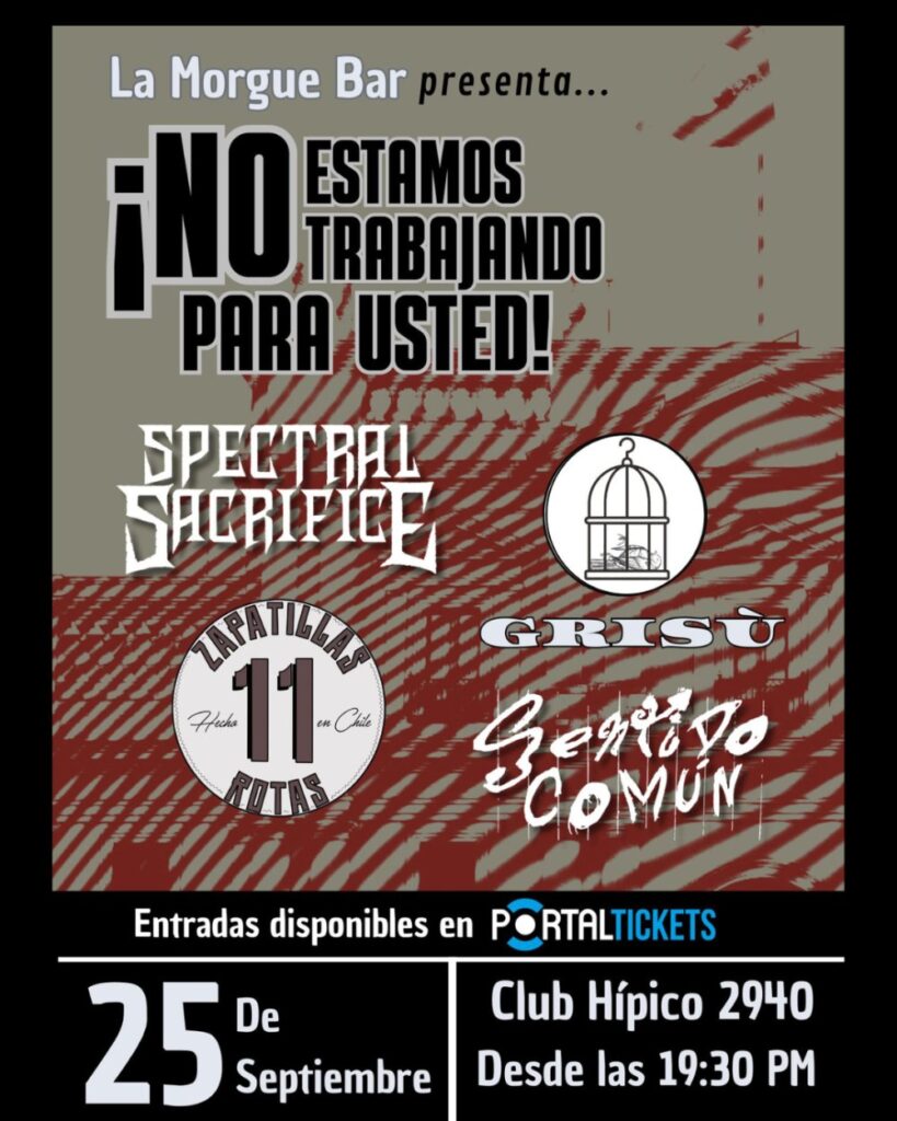 ¡No Estamos Trabajando Para Usted!