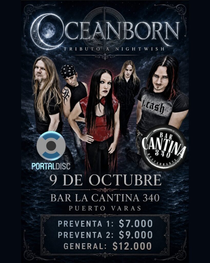 Oceanborn: Tributo A Nightwish en Bar