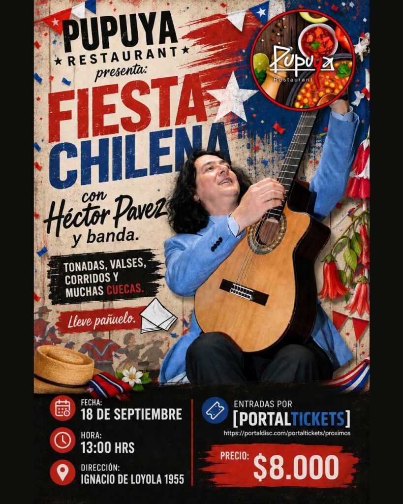Almuerzo con Héctor Pavez+Banda en Pupuiya Restaurant