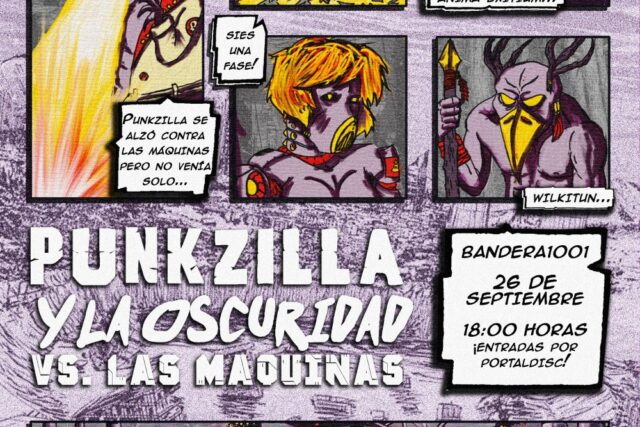 Punkzilla y la Oscuridad Vs. las Máquinas