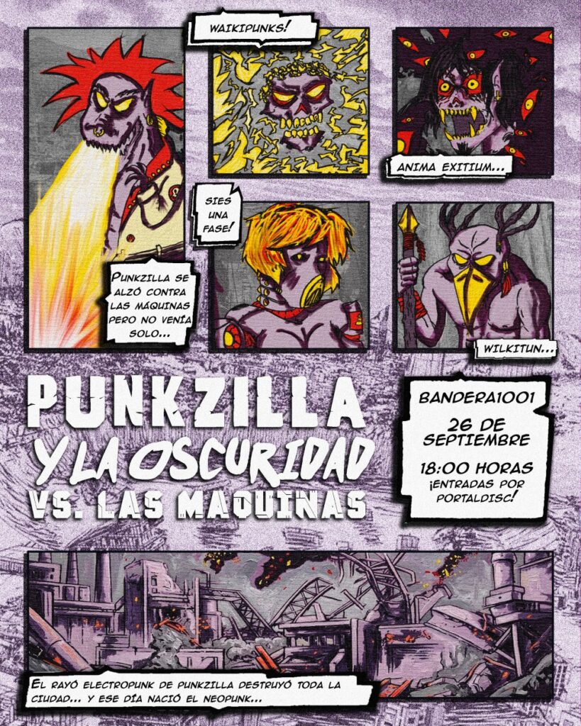 Punkzilla y la Oscuridad Vs. las Máquinas