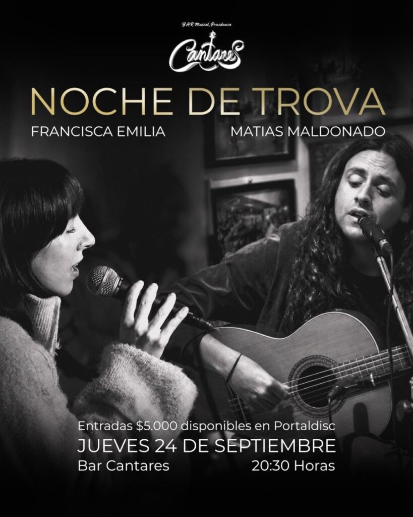 Noche de Trova: Francisca Emilia + Matías Maldonado