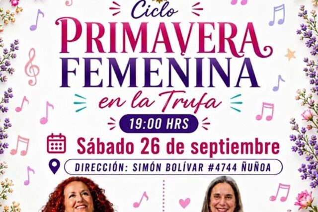 Ciclo Primavera Femenina: Katty Fernández & Trío + María Acuña