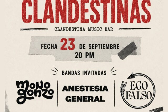 Sesiones Clandestinas Presenta: Ego Falso + Monogonzo + Anestesia General ⚡