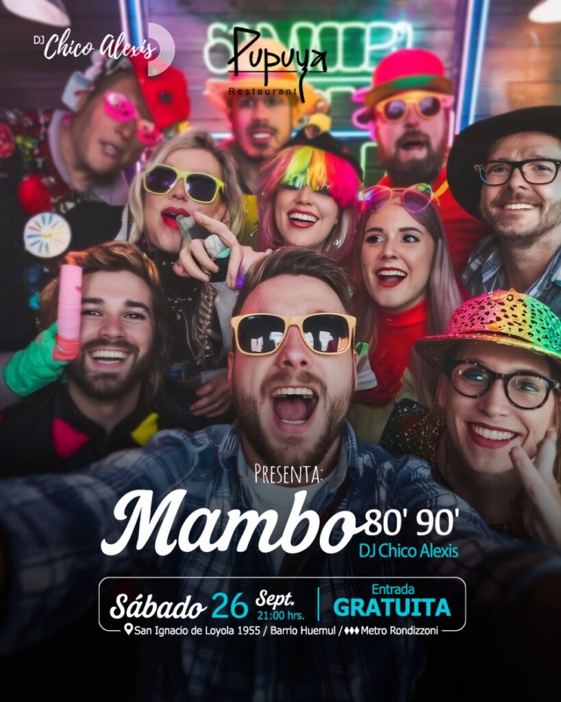 Sábado Full Bailable 80/90 en Pupuya Restaurant