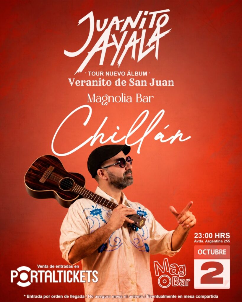 Juanito Ayala en Chillán Tour Nuevo Álbum Veranito de San Juan