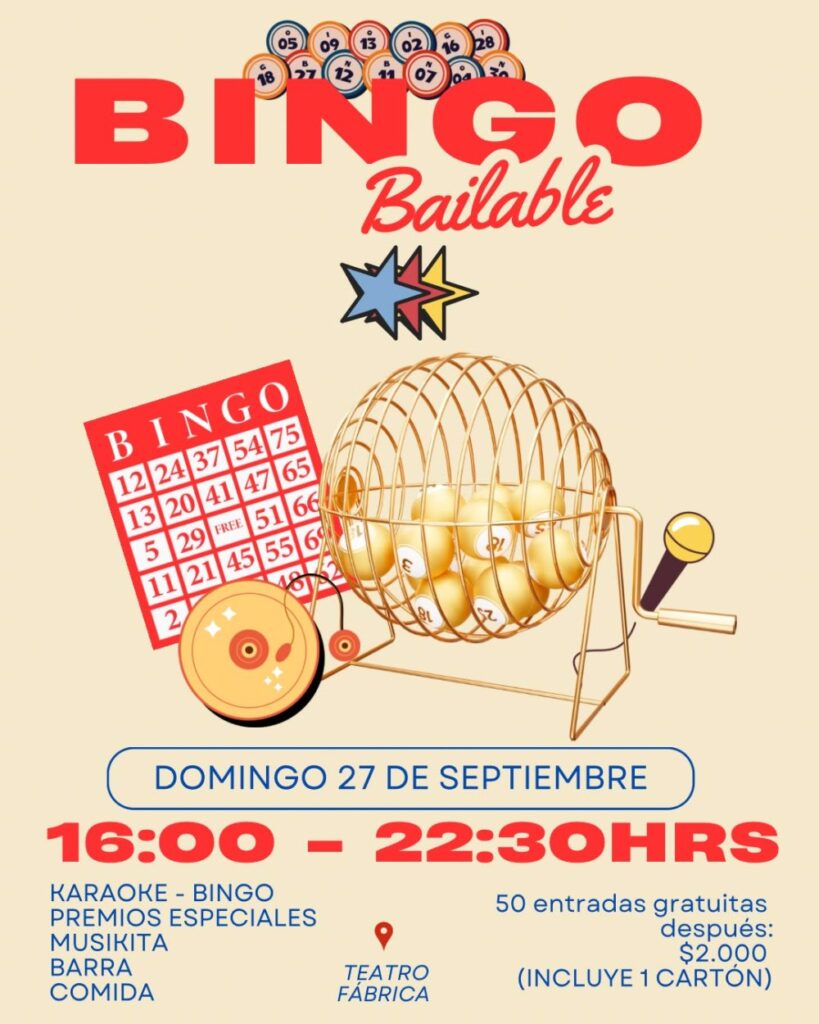 Bingo + Karaoke Bailable