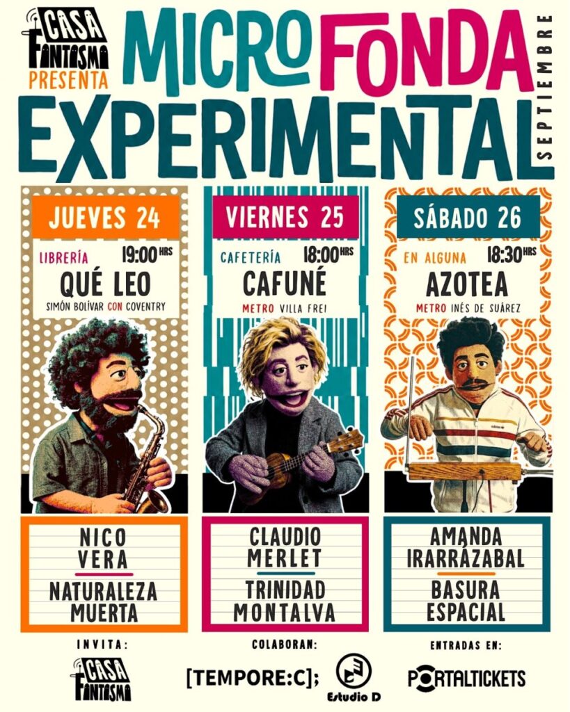 Nico Vera + Naturaleza Muerta en Microfonda Experimental - 24 de Septiembre