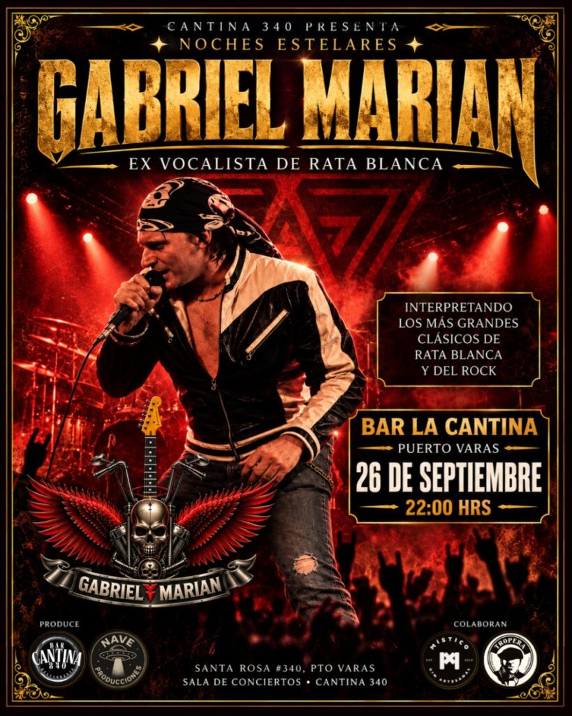 Gabriel Marian en Cantina 340, Puerto Varas