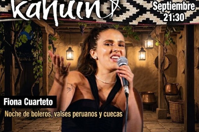 Kahuin Presenta: Fiona Cuarteto: Noche de Boleros, Valses Peruanos y Cuecas