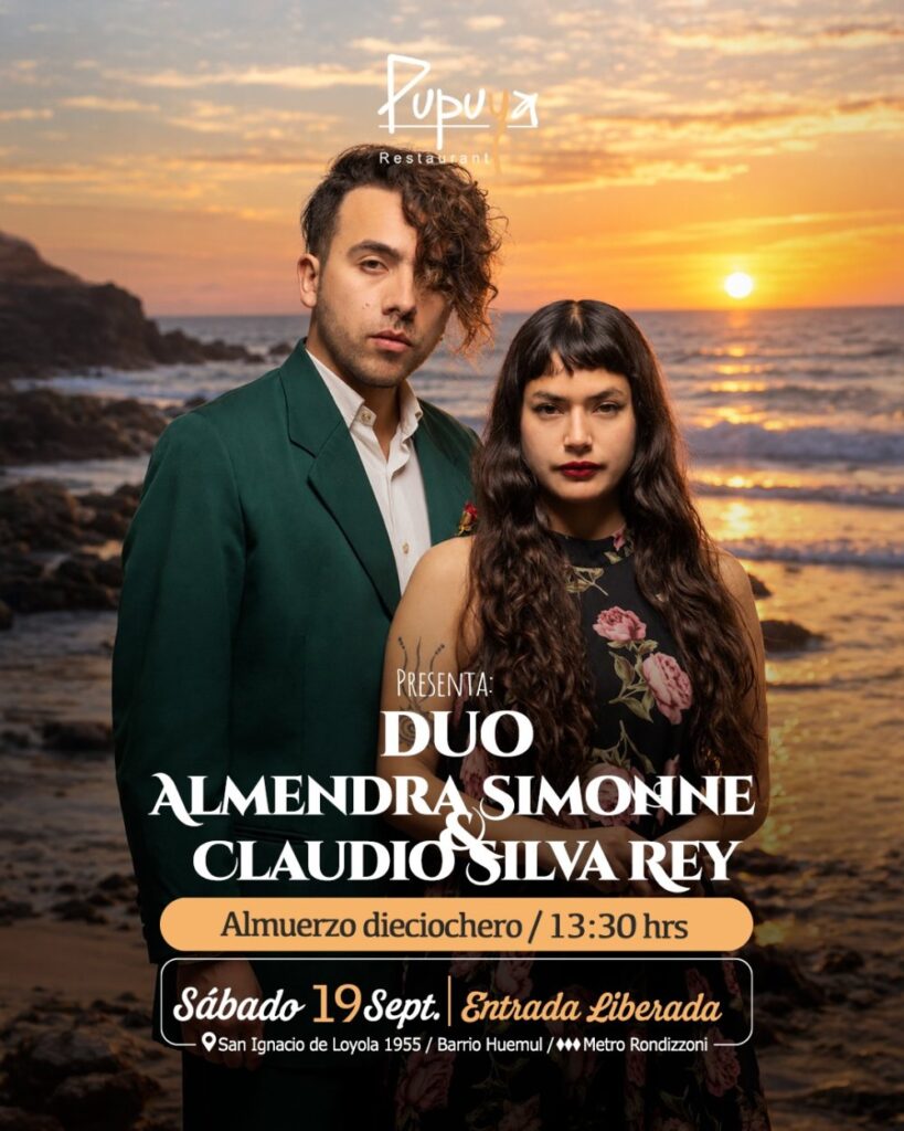 Almuerzo Dieciochero con Almendra Simone y Tomás Lillo en Pupuya Restaurant