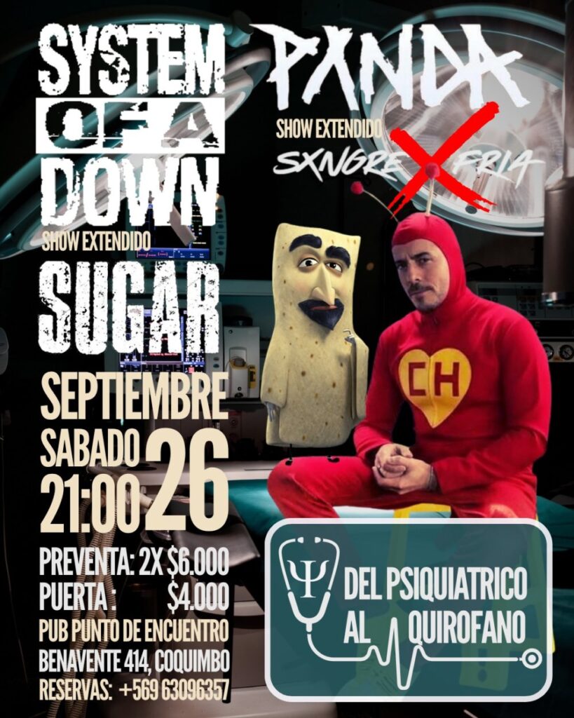Sugar: Tributo Soad + Sxngrefria: Tributo A Pxndx