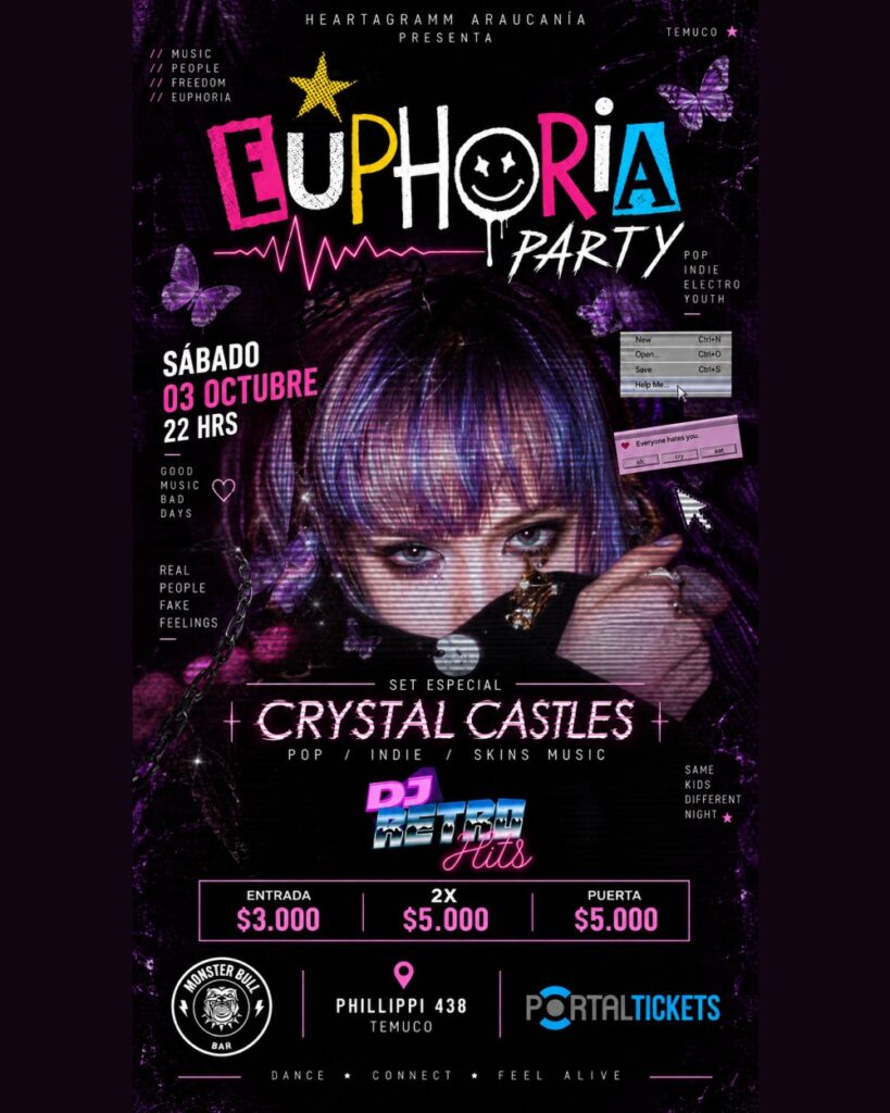 Euphoria Party en Monster Bull Bar, Temuco