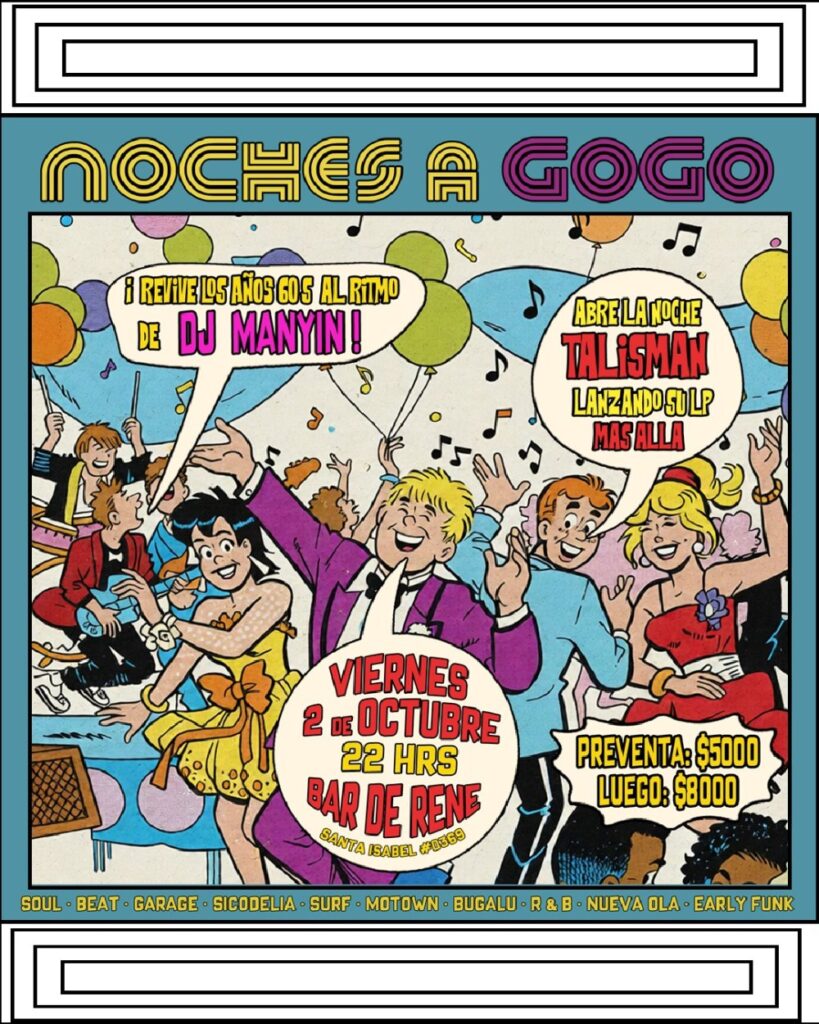 Noches A Gogo Presenta: Talisman (Lanzando Su Lp Más Allá) + Dj Manyin