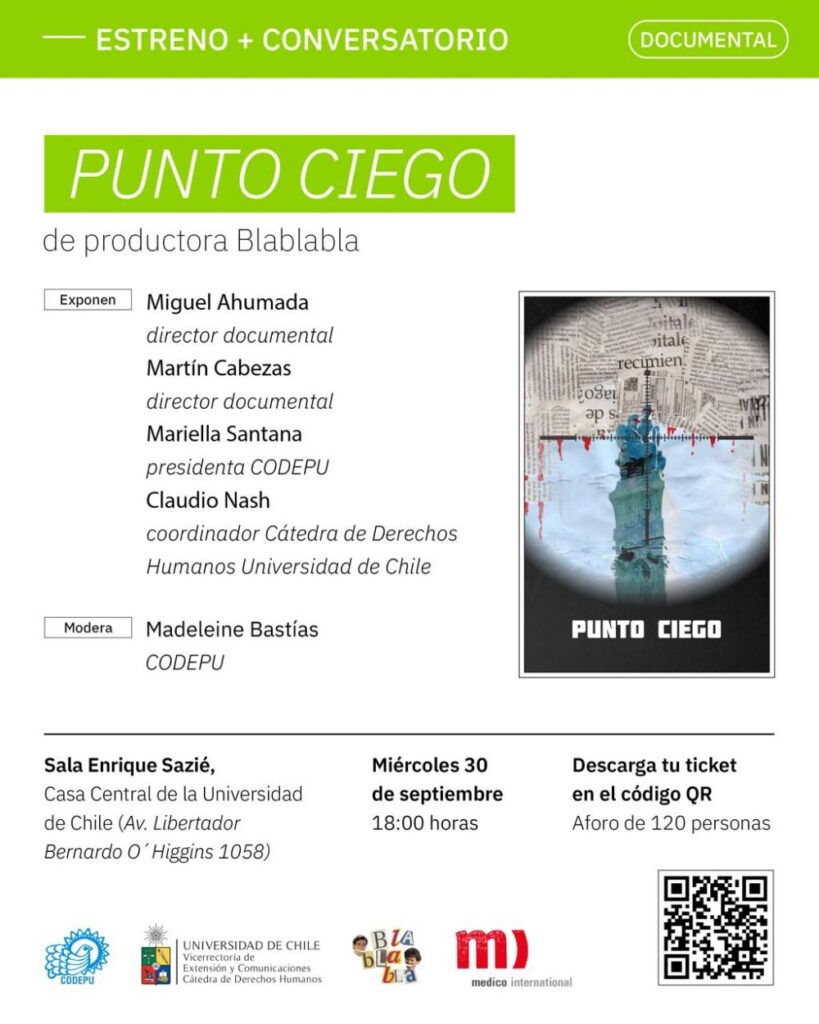 Estreno Documental Punto Ciego