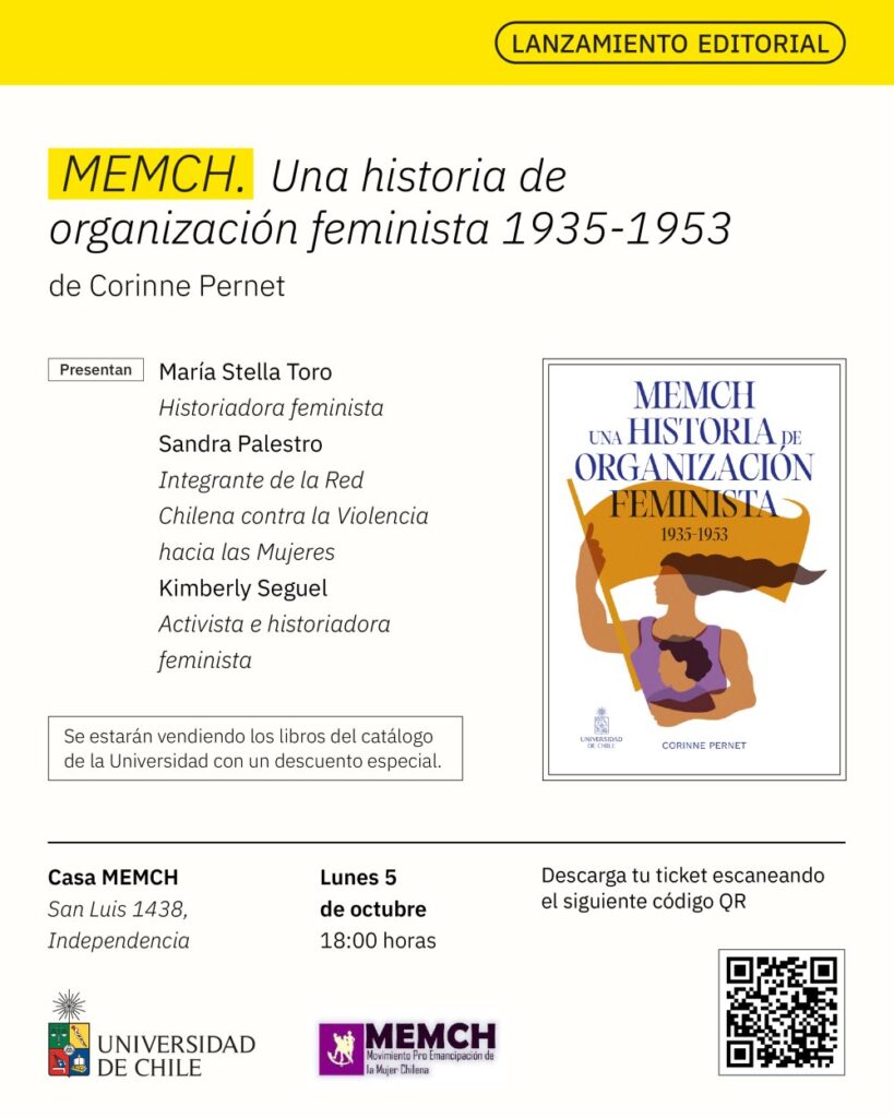 Memch. Una Historia de Organización Feminista 1935-1953 de Corinne Pernet