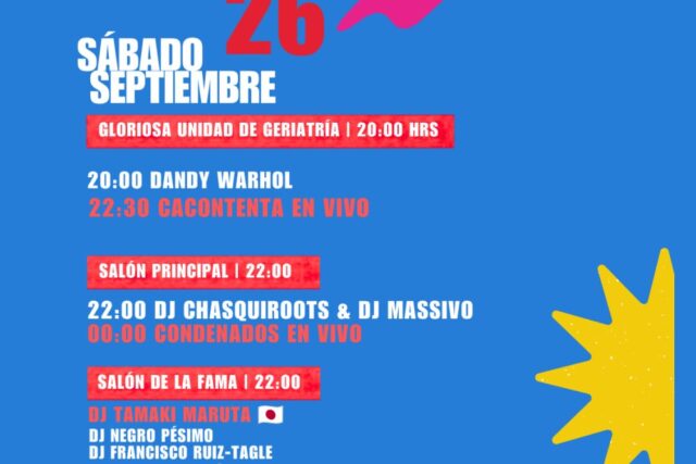 Sábado 26 de Sept