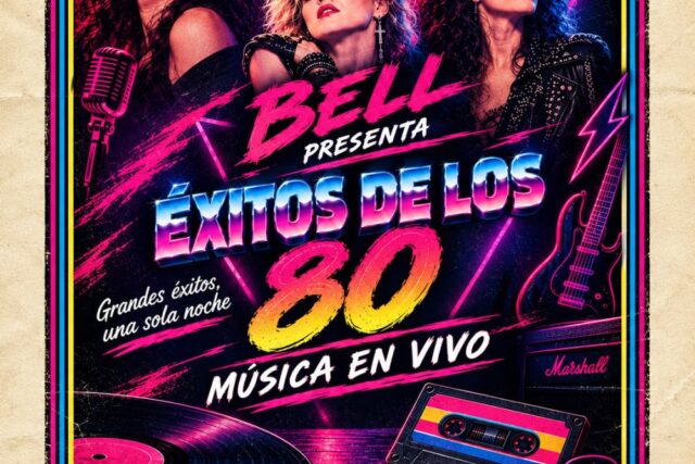 Bell Presenta Éxitos de los 80 en Bar 80'S