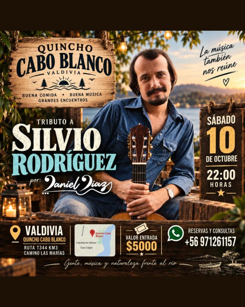 Tributo A Silvio Rodriguez en Cabo Blanco, Valdivia