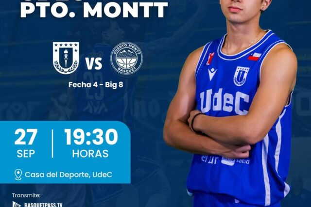 CD UdeC vs Puerto Montt Basket – Liga Chery by Cecinas Llanquihue – BIG8