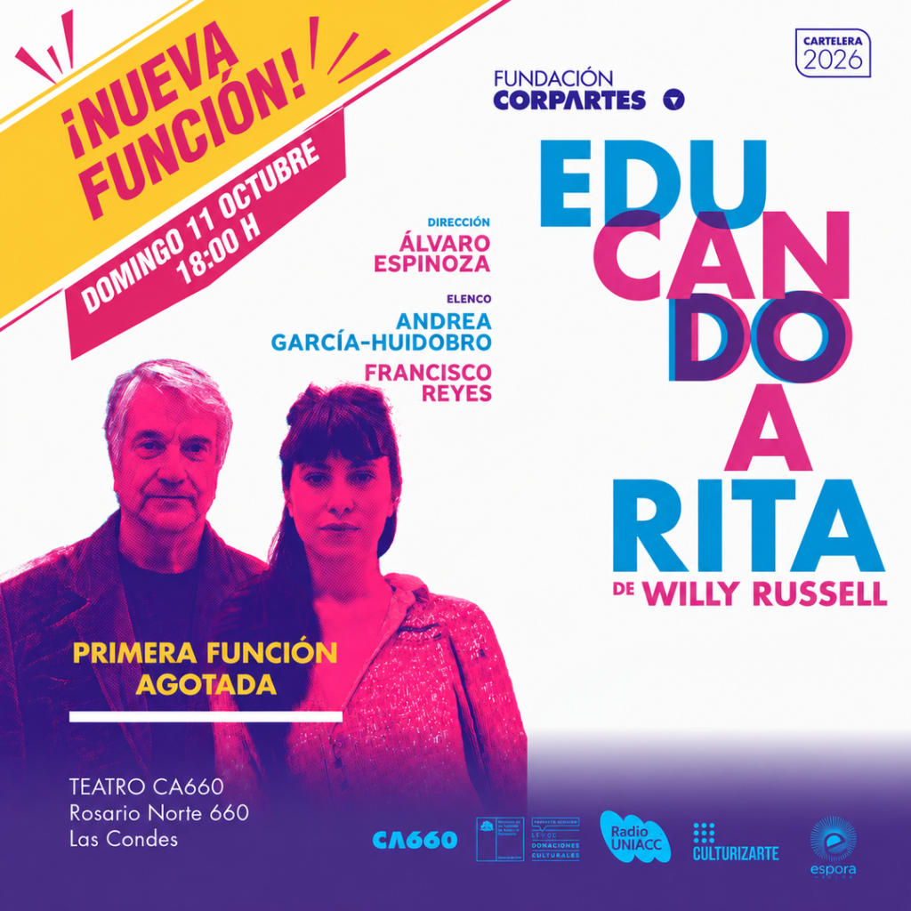 Educando a Rita – Nueva Función CA660 Las Condes