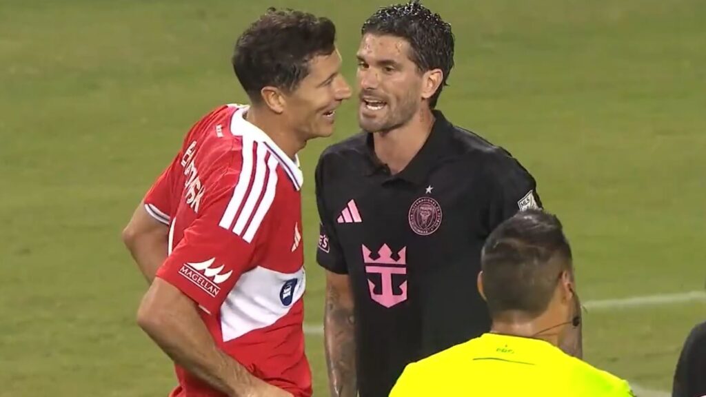 De Paul le recordó sus dos Copas América y el Mundial a Lewandowski en bronca de la MLS