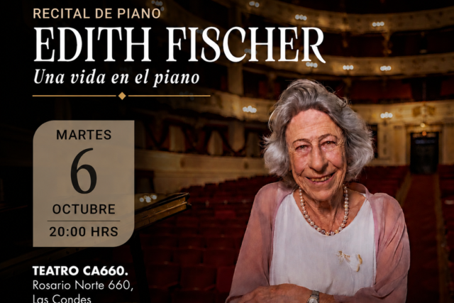 Recital de piano Edith Fischer – CA660 Las Condes