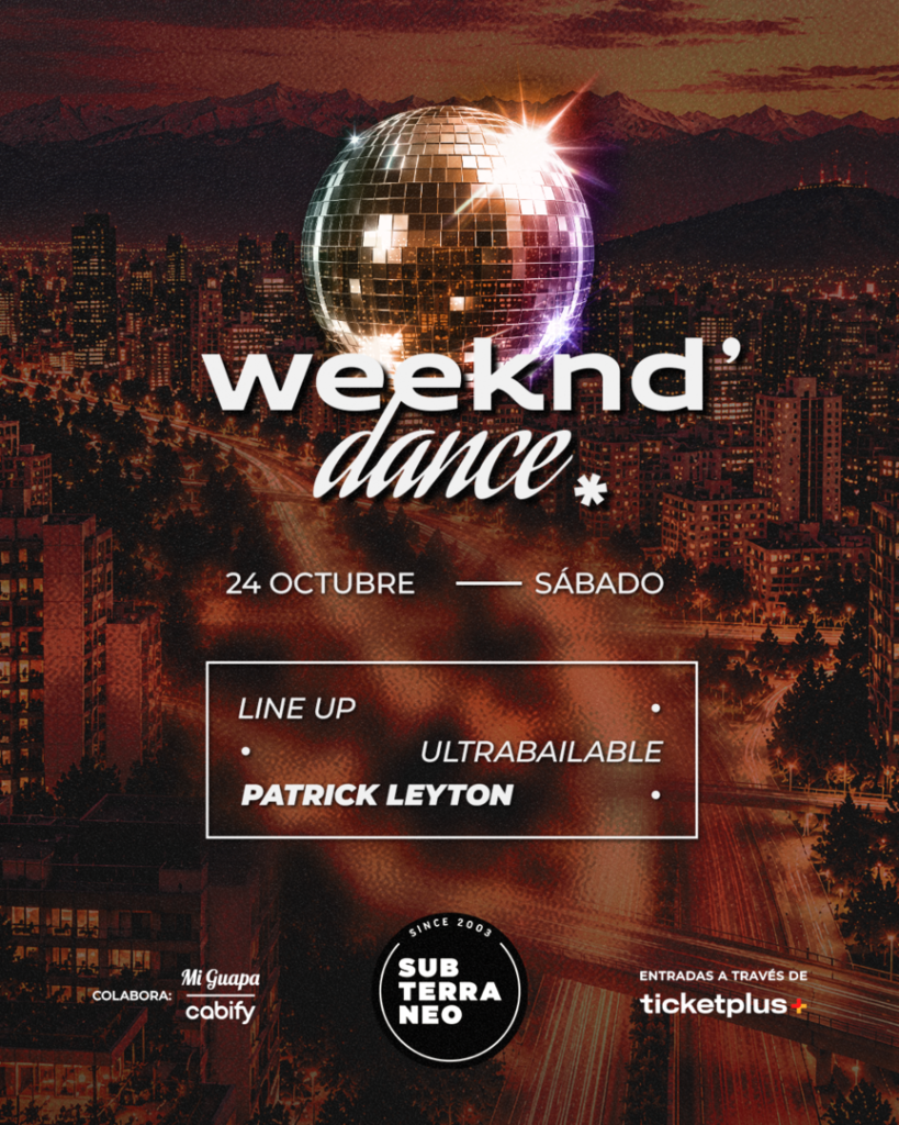WEEKEND' DANCE Ultrabailable