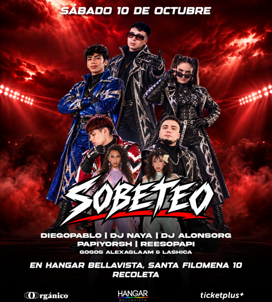 Sobeteo Guaracha – en Hangar Bellavista, Sábado 10 de Octubre