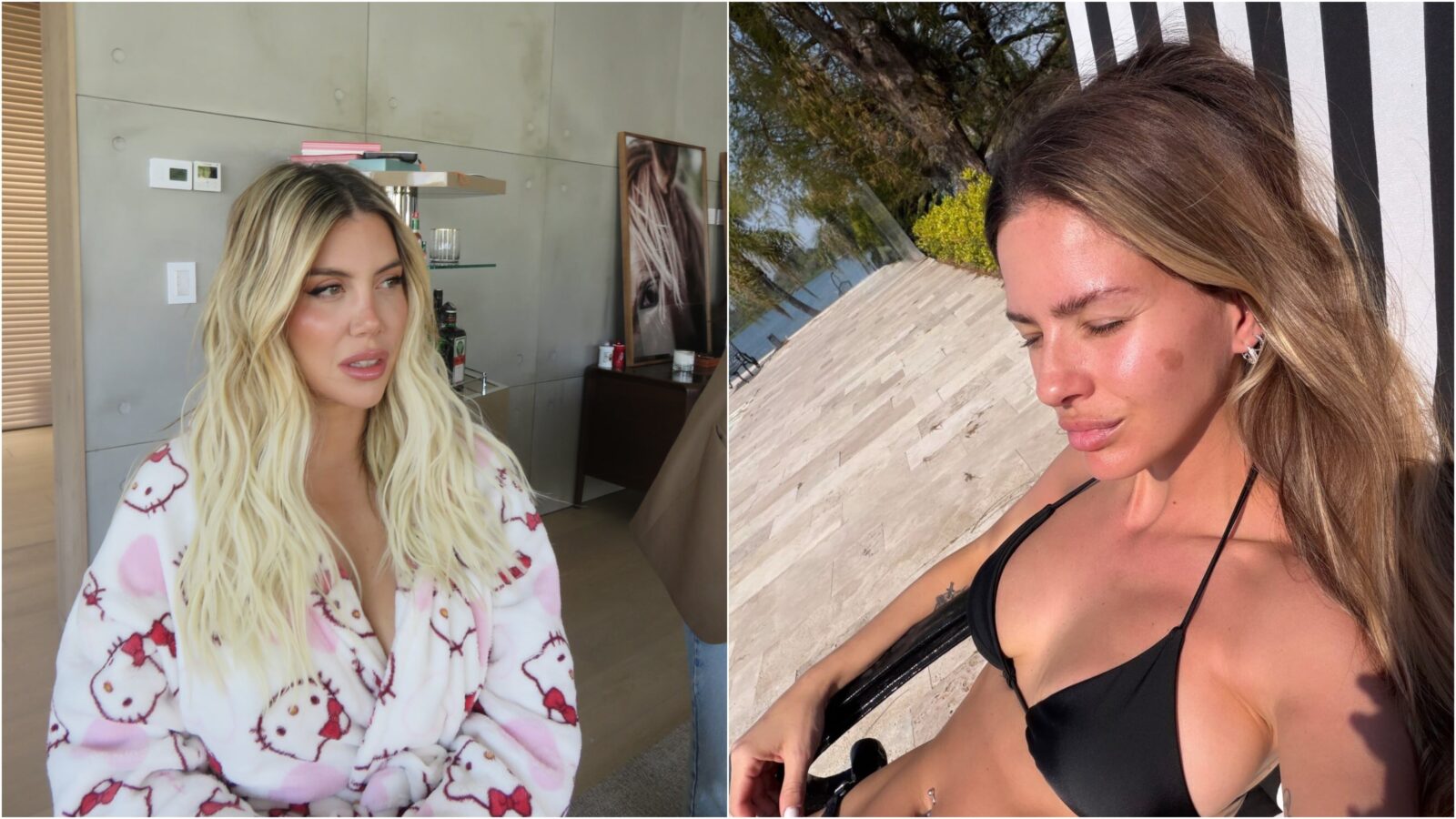 Wanda Nara responde a la China Suárez con fotos de trabajo y anuncia dos realities