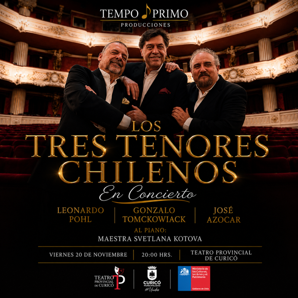 Los Tres Tenores Chilenos – en Concierto