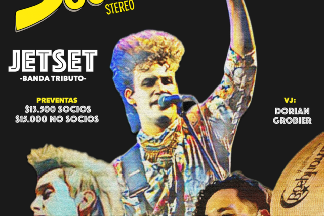 Tributo Jet Set (Soda Stereo) fiesta post show VJ Dorian Grobier