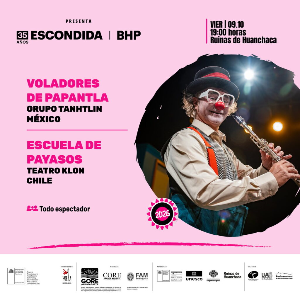 Escuela de Payasos (Teatro Klon) – Identidades Festival 2026 – Creadores de Raíz