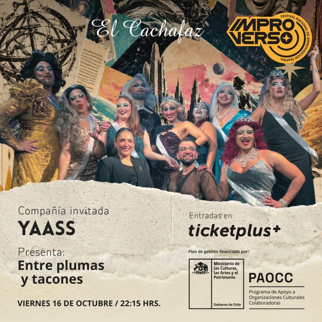 Festival de Impro – Entre plumas y tacones – Viernes 16 octubre 22.15