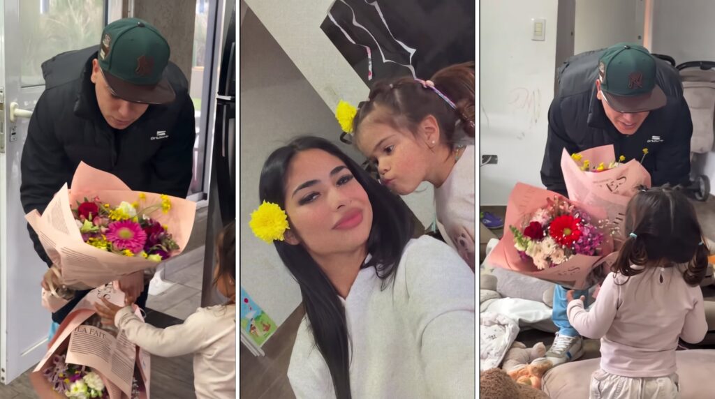 Las flores amarillas de Thiago Medina a Daniela Celis marcan una nueva primavera