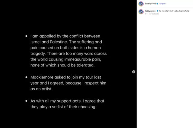 Ed Sheeran rompe el silencio: la salida de Macklemore no fue mi decisión
