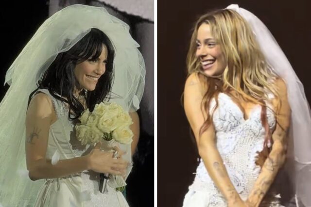 Tini Stoessel y Lali Espósito: el velo que encendió los rumores de un dueto en River