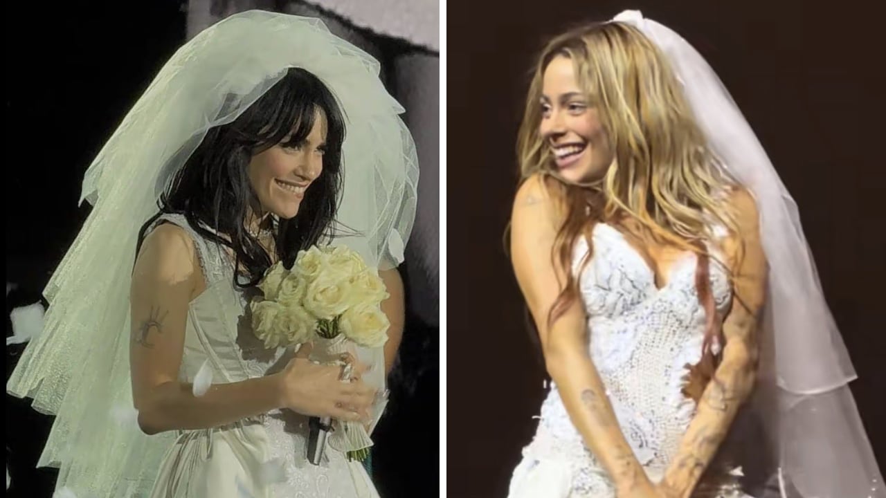 Tini Stoessel y Lali Espósito: el velo que encendió los rumores de un dueto en River