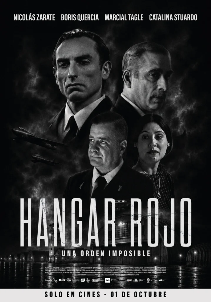 Hangar Rojo muestra su afiche y tráiler de cara al estreno del 1 de octubre